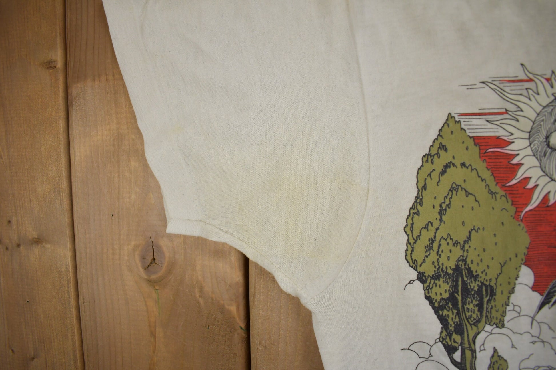 Vintage 1991 Ozzy Osbourne Cross Graphic T-Shirt