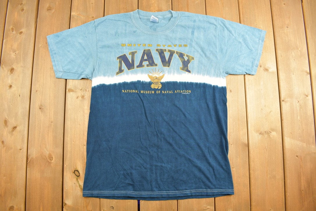 Vintage Y2K United States Navy Museum T-Shirt / Military & Army / Streetwear / Retro Style / Activewear / Aviation Museum