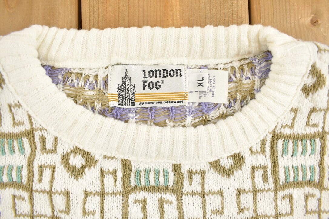 Vintage 1990s London Fog Knit Sweater