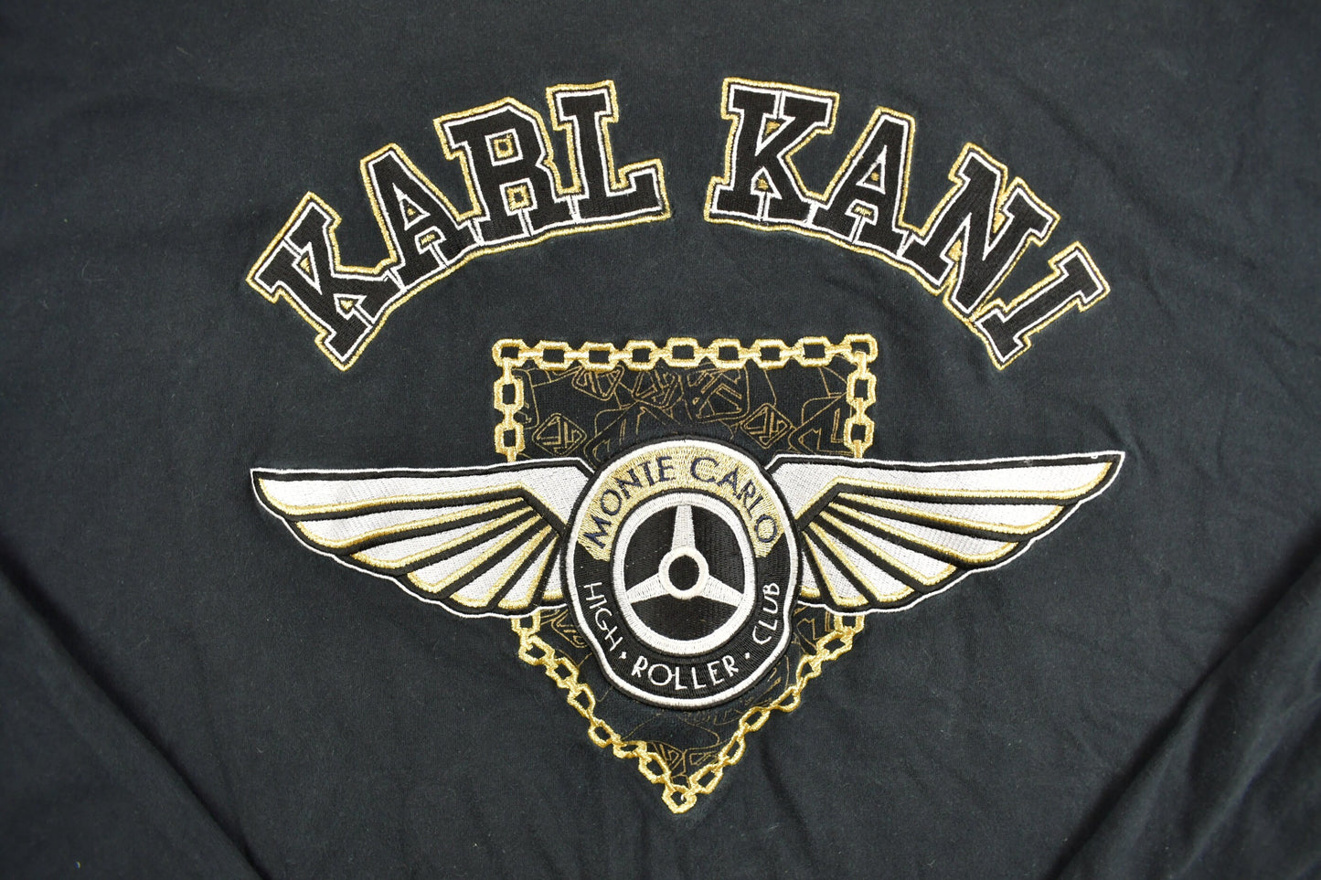 Vintage Y2K Karl Kani Monte Carlo Club Graphic T-Shirt / Streetwear / Retro Style / Long Sleeve Shirt / Y2K Graphic Tee