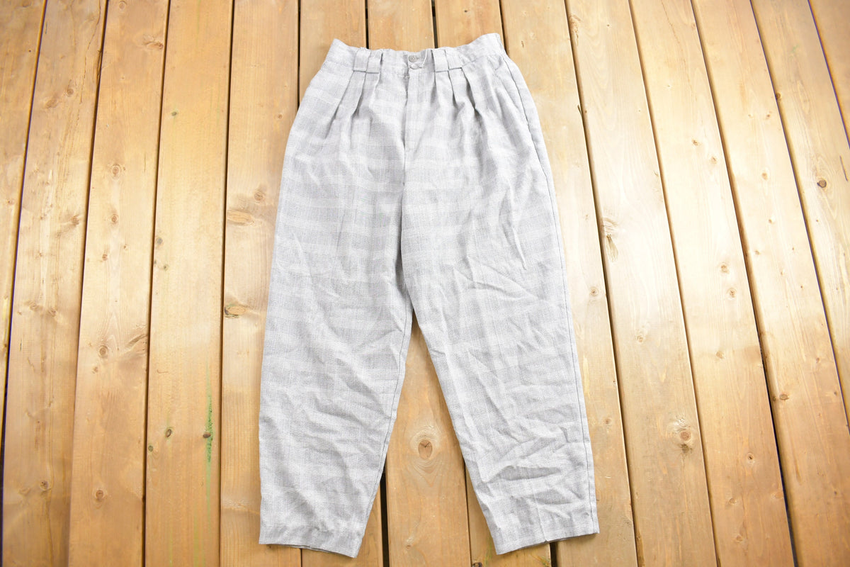 Vintage 1980's Fundamental Things Pleated Trousers Size 29 - 31 x 25