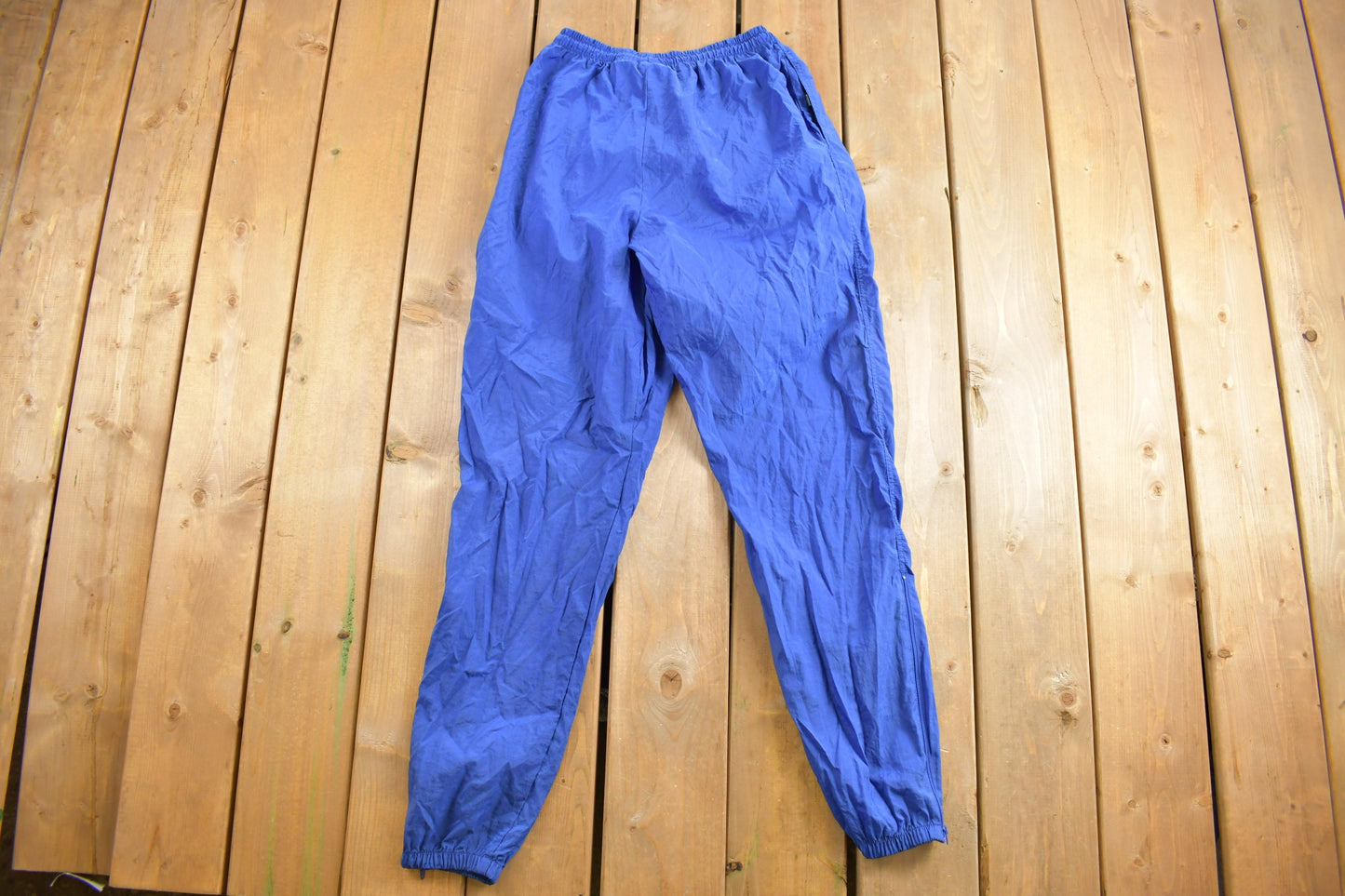 Vintage 1990s Nike Mini Swoosh Track Pants Size Medium / Nike Jogger Pants / Streetwear / 90s Track Pants / Trackpants / Blue