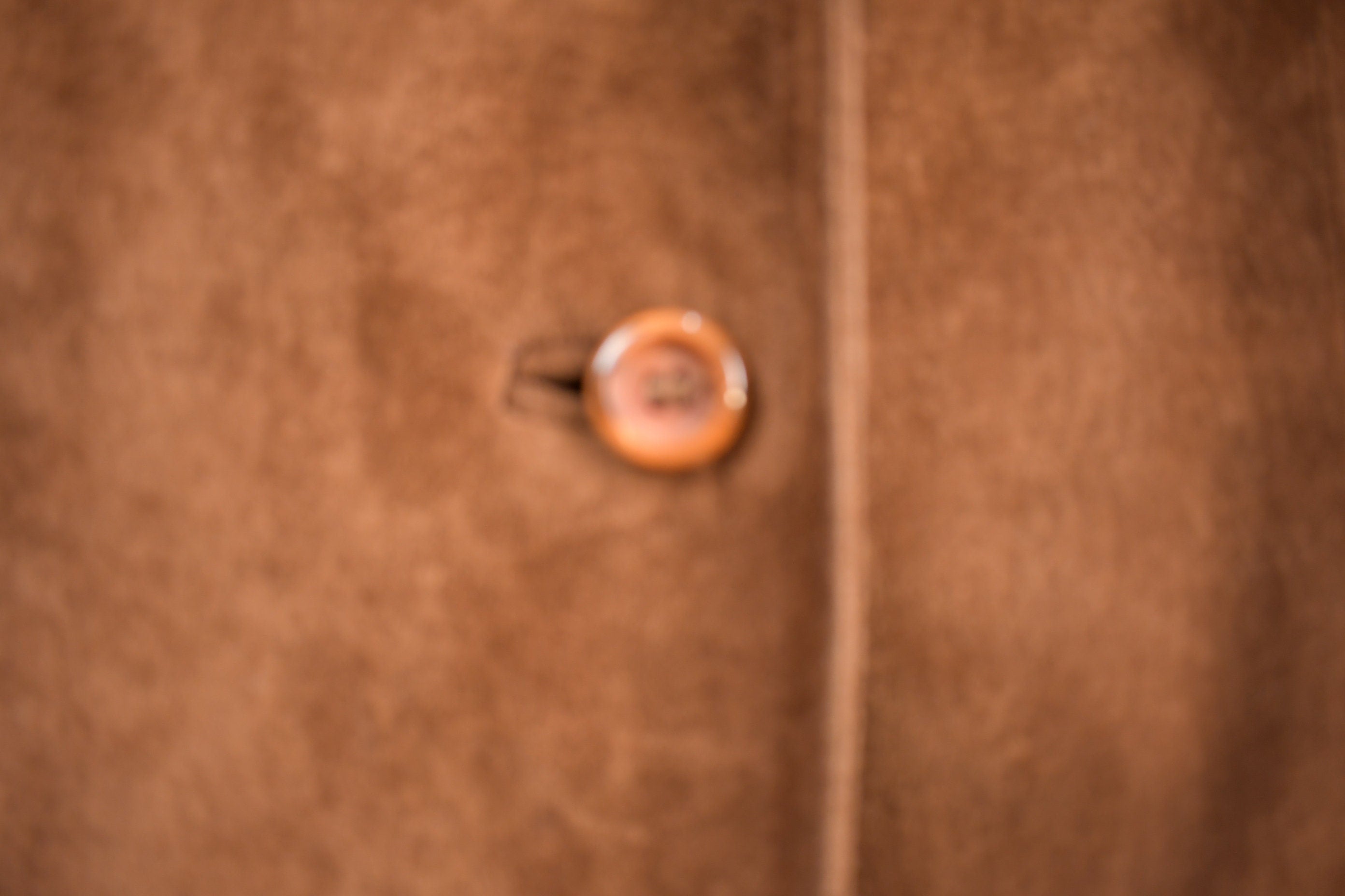 Vintage 1970s Fur Collar Suede Leather Jacket