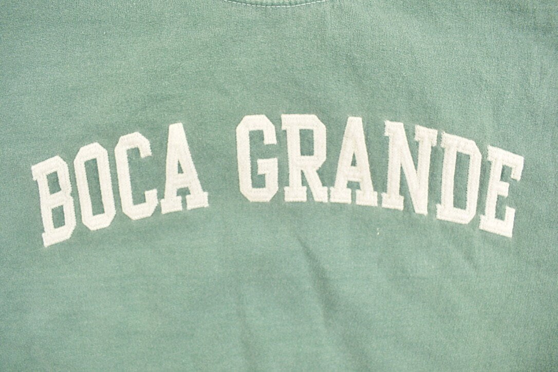 Vintage 1990s Boca Grande Crewneck Sweatshirt / 90s Crewneck / Souvenir Sweater / Streetwear / Travel And Vacation