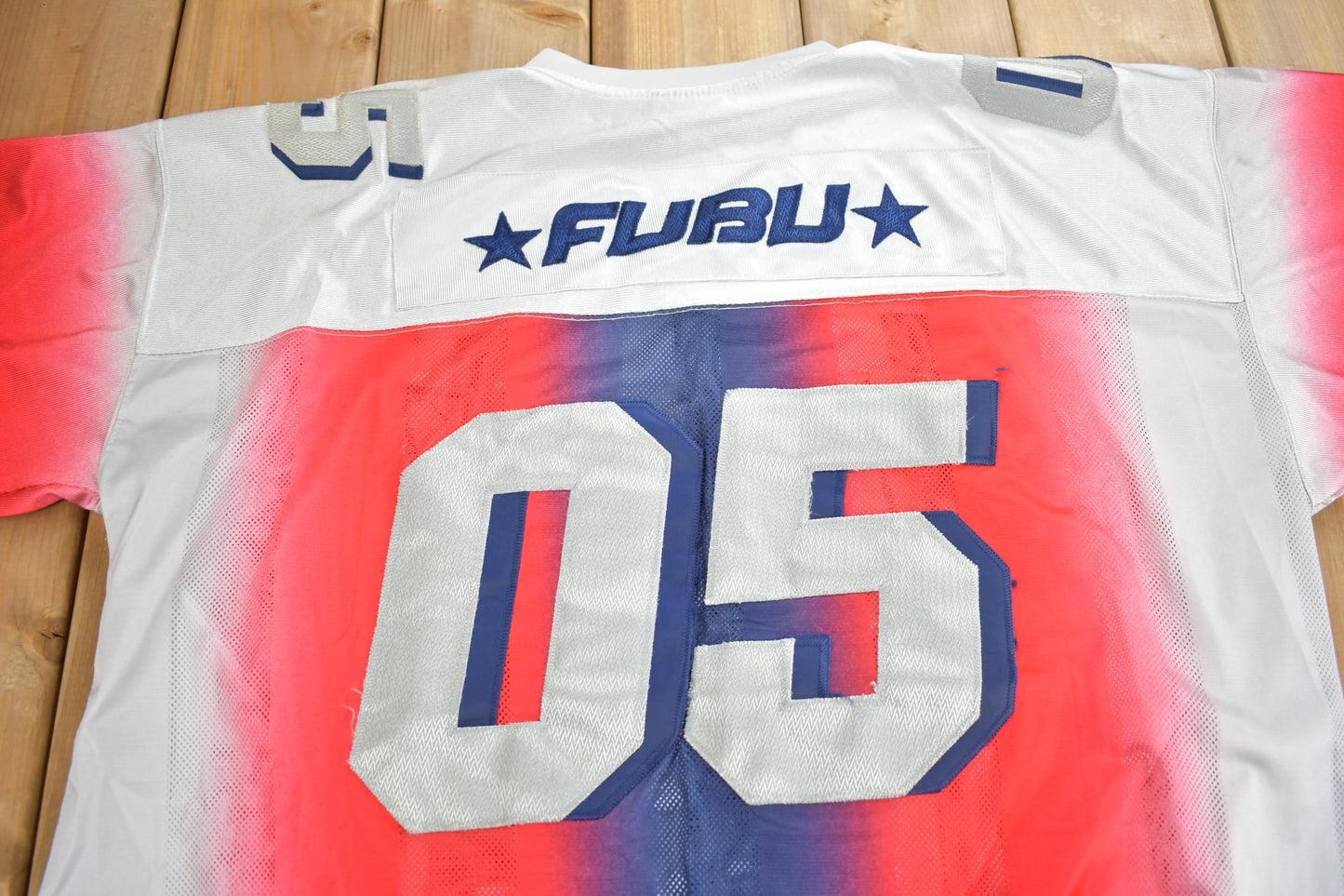 Vintage 1990s FUBU Football Jersey / Sportswear / 90s Hip Hop / Streetwear / Embroidered / Vintage Hip Hop / FUBU