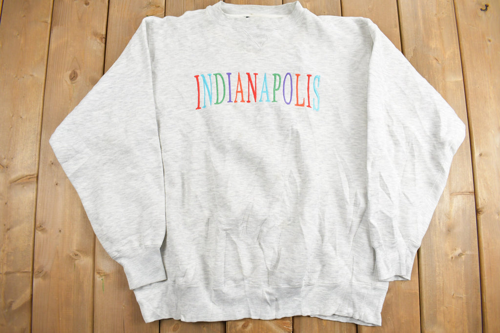 Vintage 1990s Logo 7 Indianapolis Crewneck Sweatshirt
