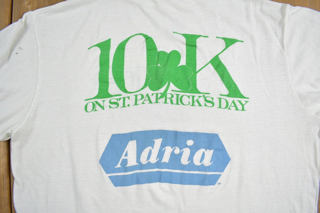 Vintage 1990s 10K On St Patricks Day Long Sleeve Graphic T-Shirt