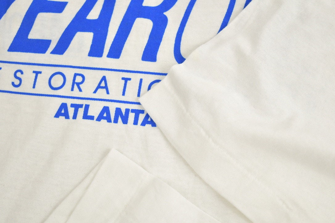 Vintage 1990s Year One Atlanta GA Graphic T-Shirt / Streetwear / Retro Style / Single Stitch / Made In USA / 90s Graphic Tee