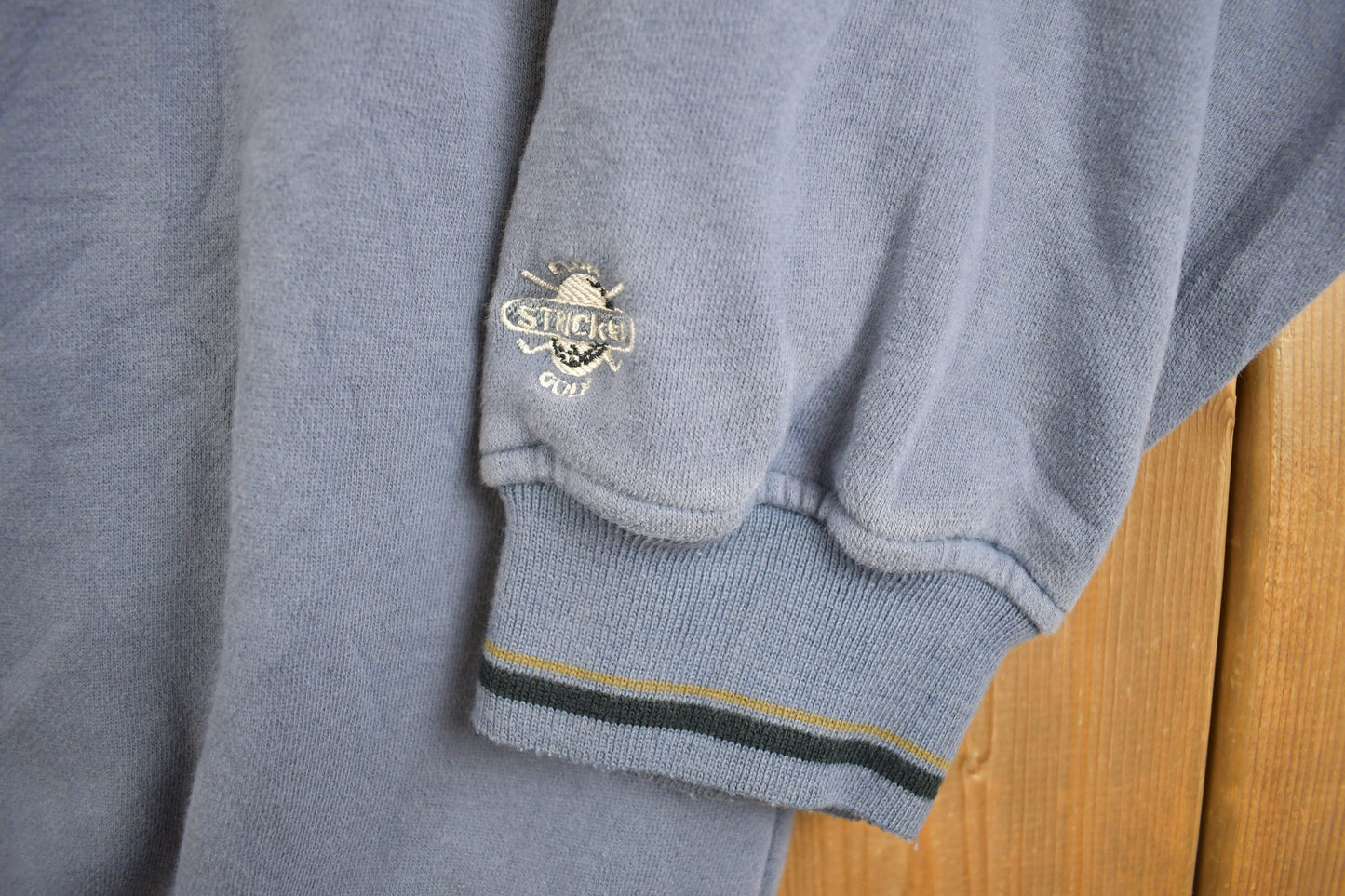 Vintage 1990s Steve Stricker Golf Quarter Zip Sweatshirt / 90s Crewneck / Essential / Streetwear / 90s Golf / Vintage Quarter Zip