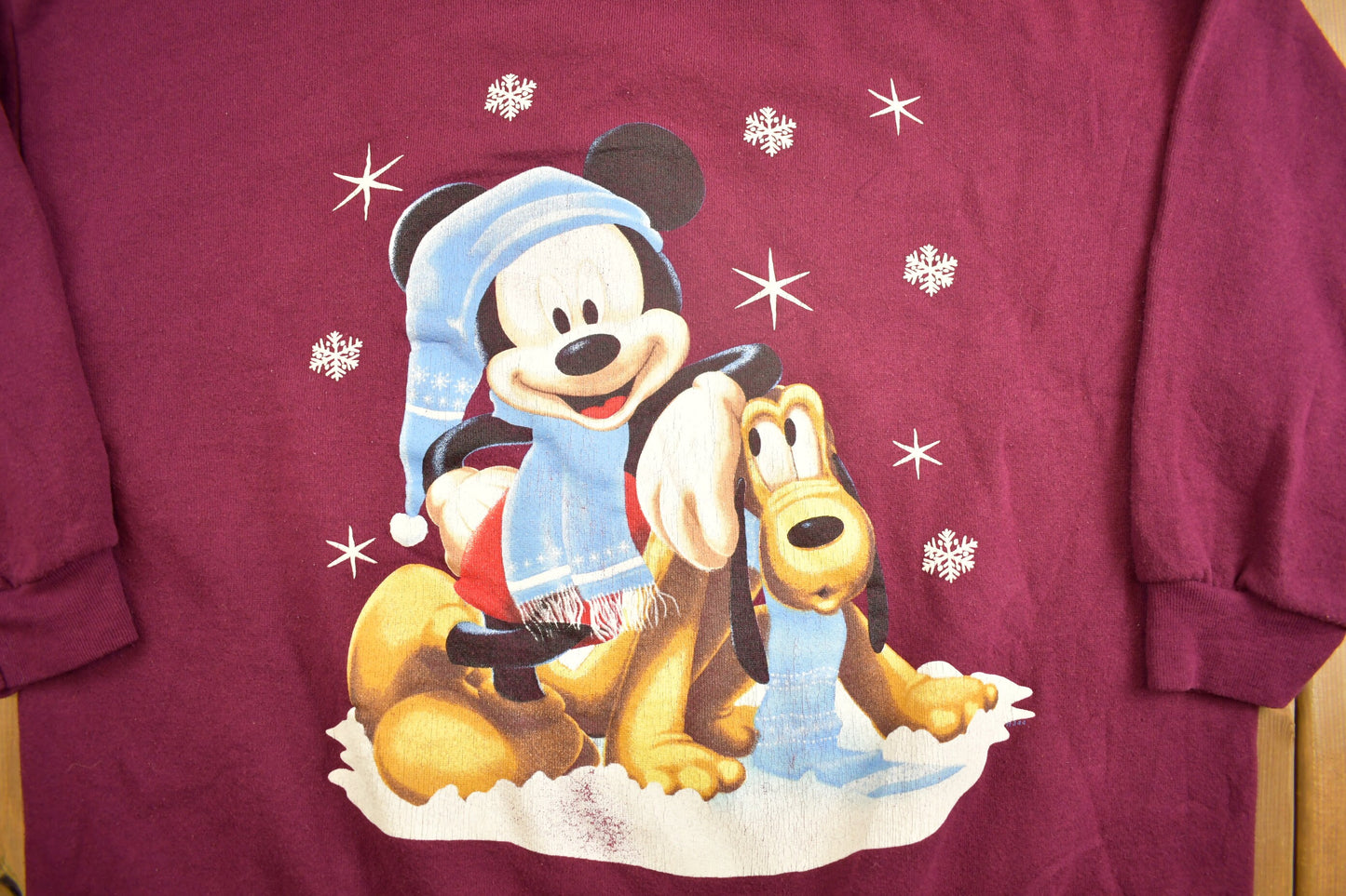 Vintage 1990s Mickey Unlimited Mickey Mouse Graphic Crewneck Sweatshirt / 90s Crewneck / Souvenir / Athleisure / Streetwear / Christmas