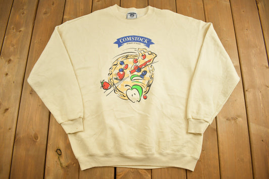 Vintage 1990s Lee Comstock Crewneck Sweatshirt / 90s Crewneck / Souvenir Sweater / Streetwear / Made In USA