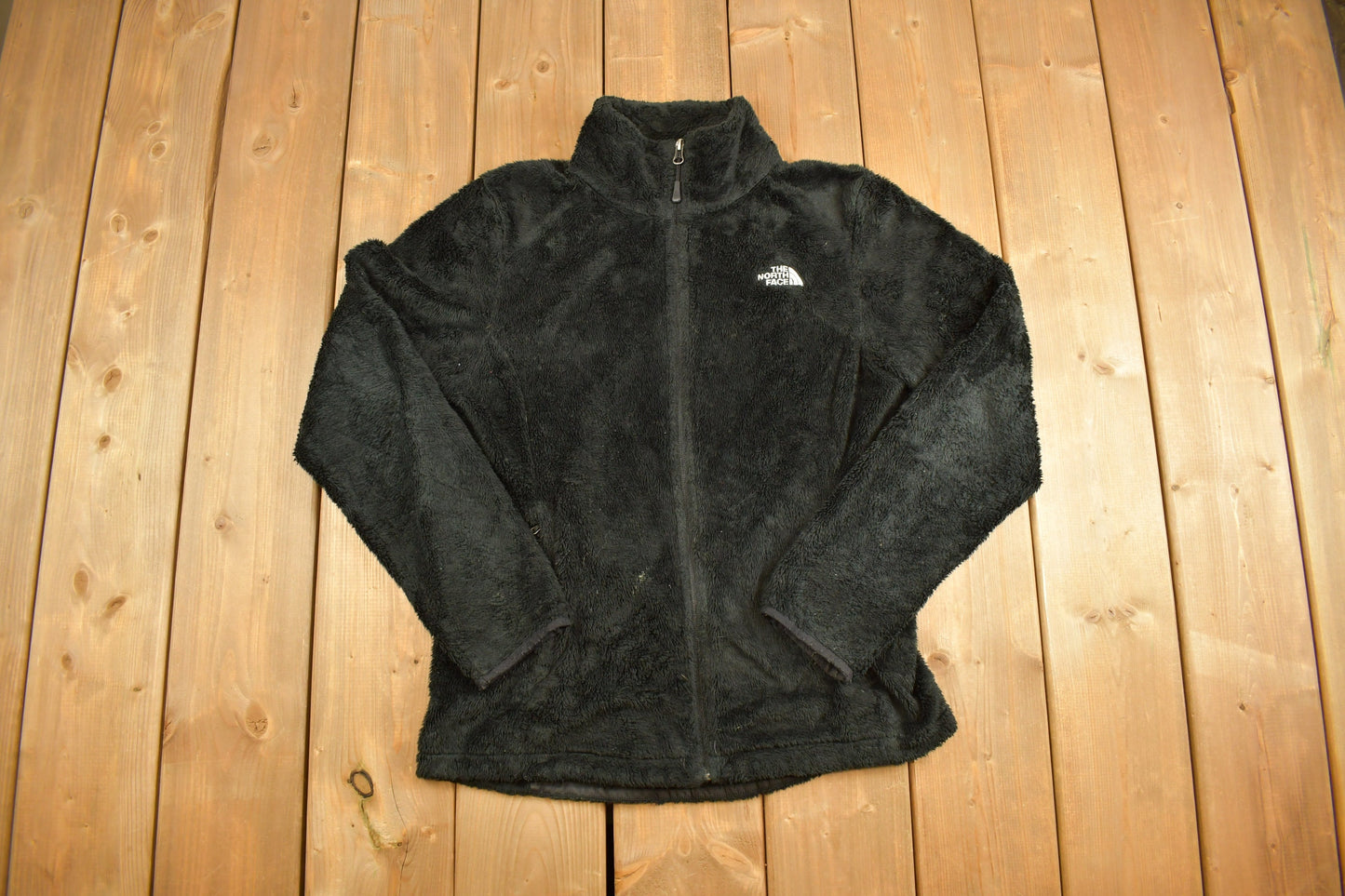 Vintage 1990s The North Face Black Women's Fleece Sweater