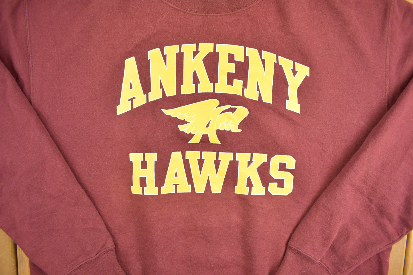 Vintage 1990s Ankeny Hawks Iowa Crewneck Sweatshirt