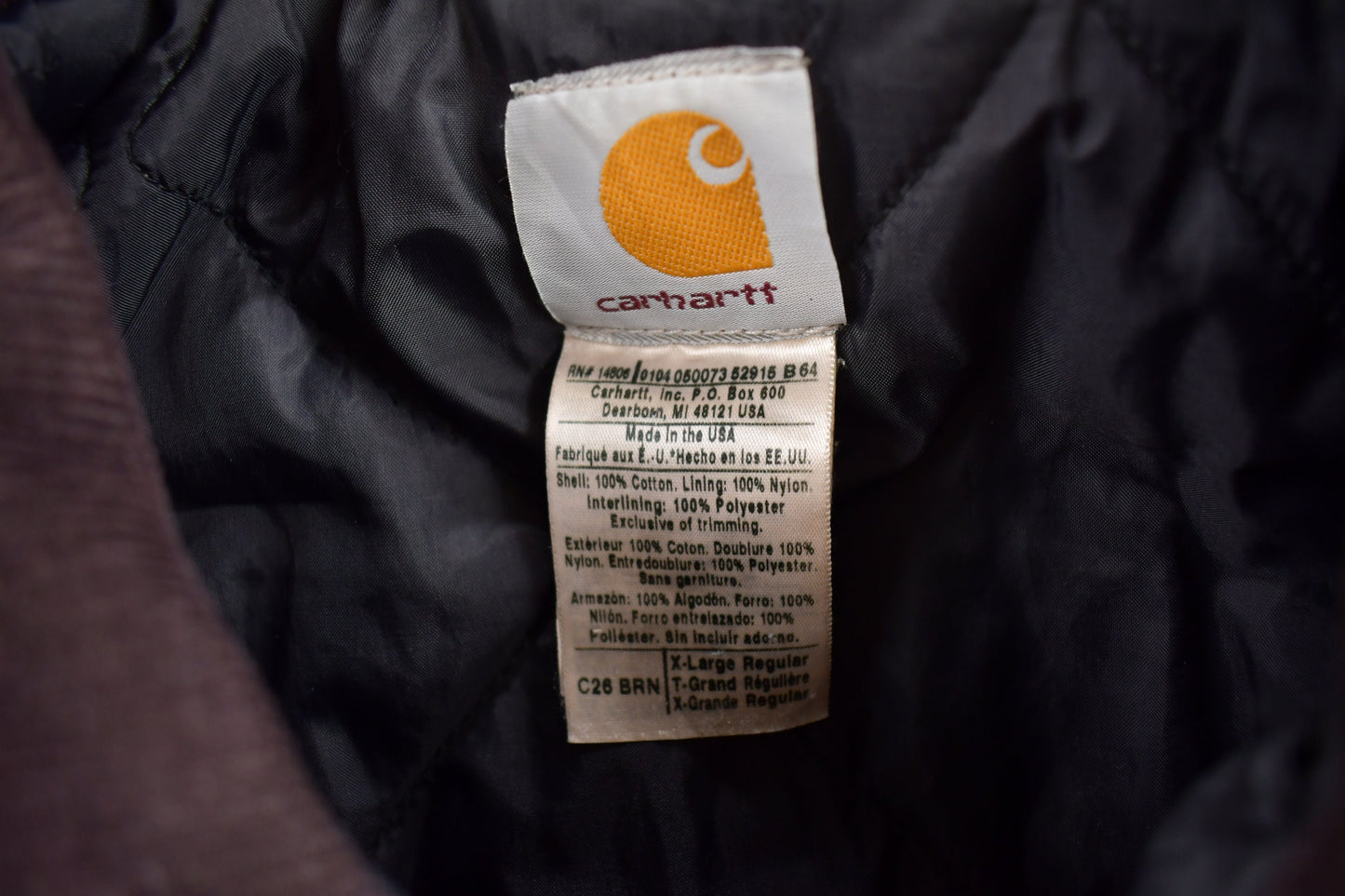 Vintage 1990s Carhartt Traditional Coat