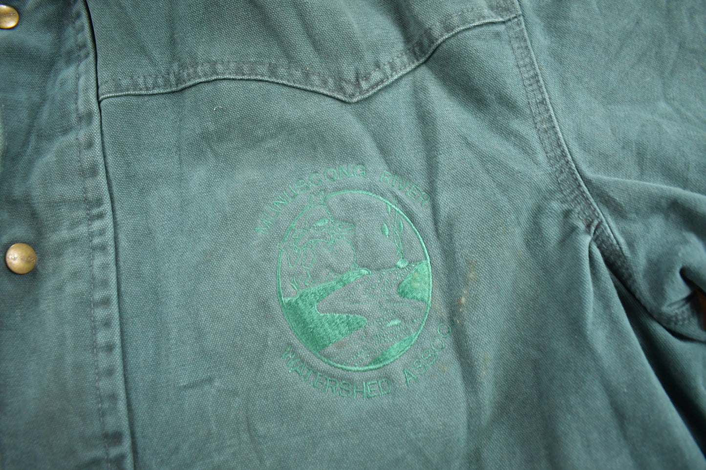 Vintage 1990s Carhartt Green Ranch Coat