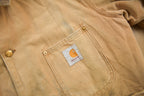 Vintage 1980s Carhartt Blanket Lined Chore Coat