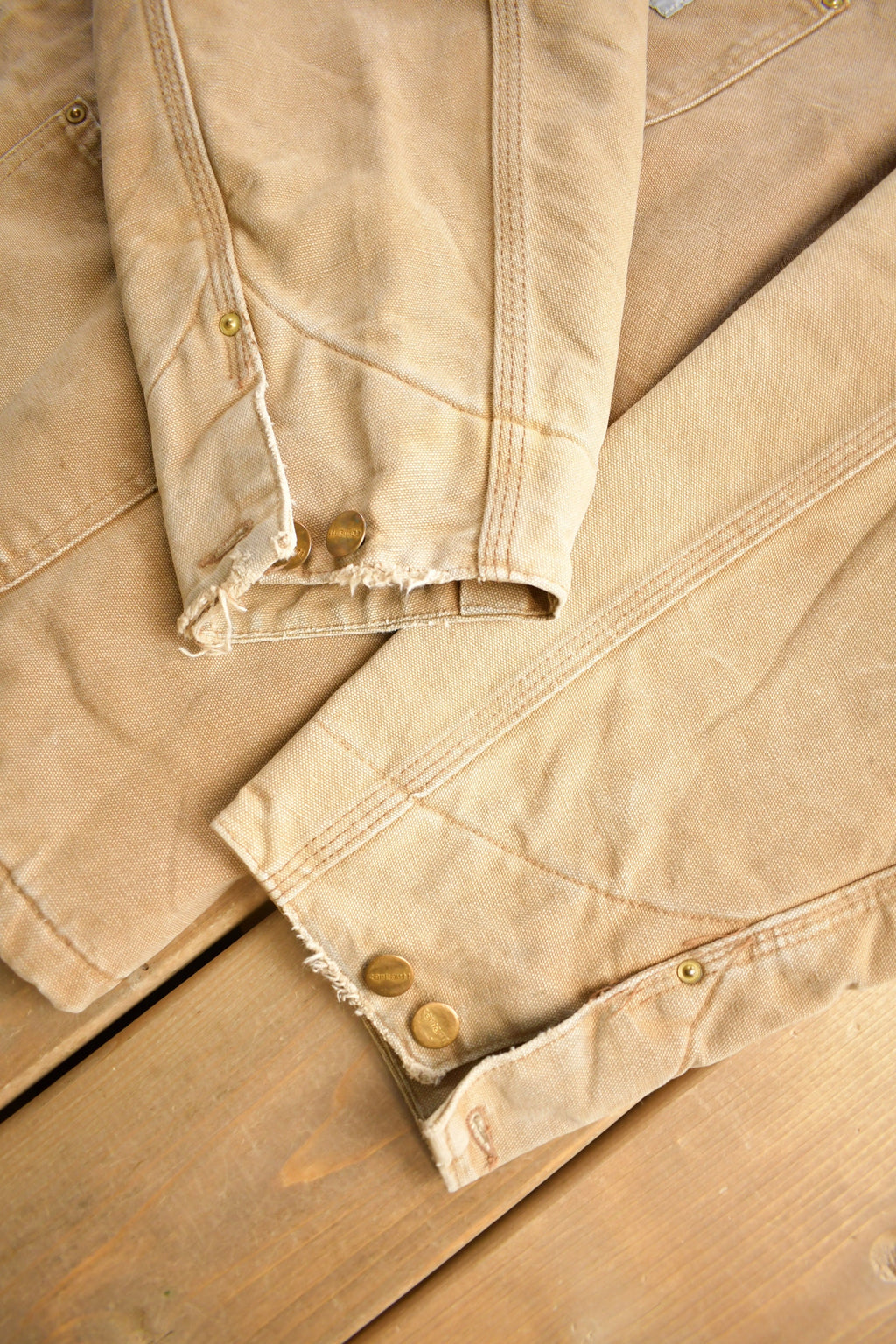 Vintage 1980s Carhartt Blanket Lined Chore Coat