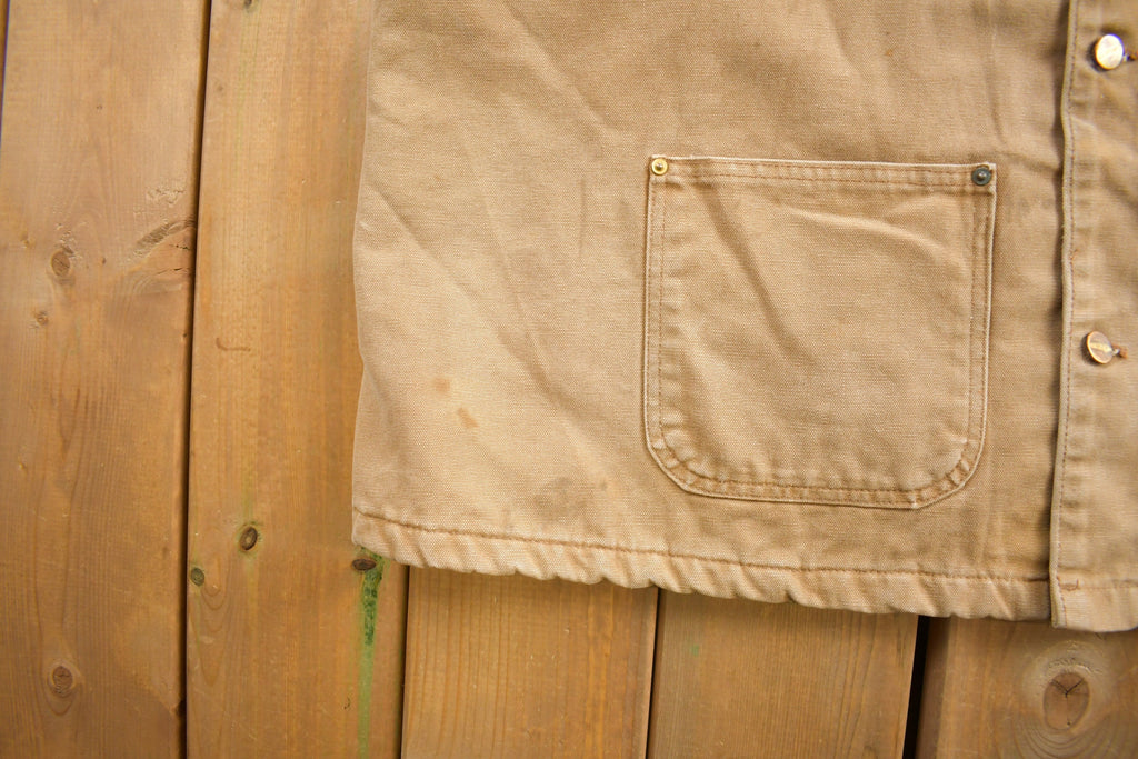 Vintage 1980s Carhartt Blanket Lined Chore Coat