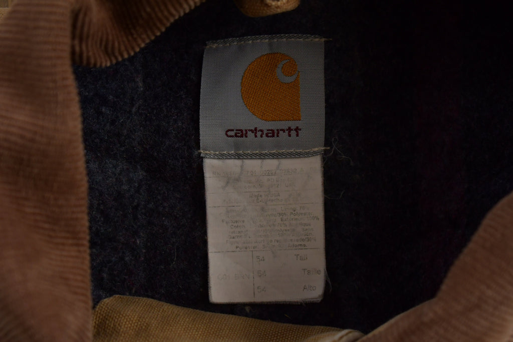 Vintage 1980s Carhartt Blanket Lined Chore Coat
