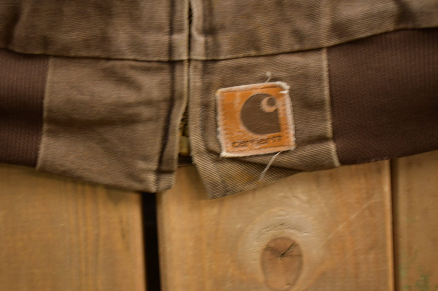 Vintage 1980s Carhartt Brown Santa Fe Work Jacket