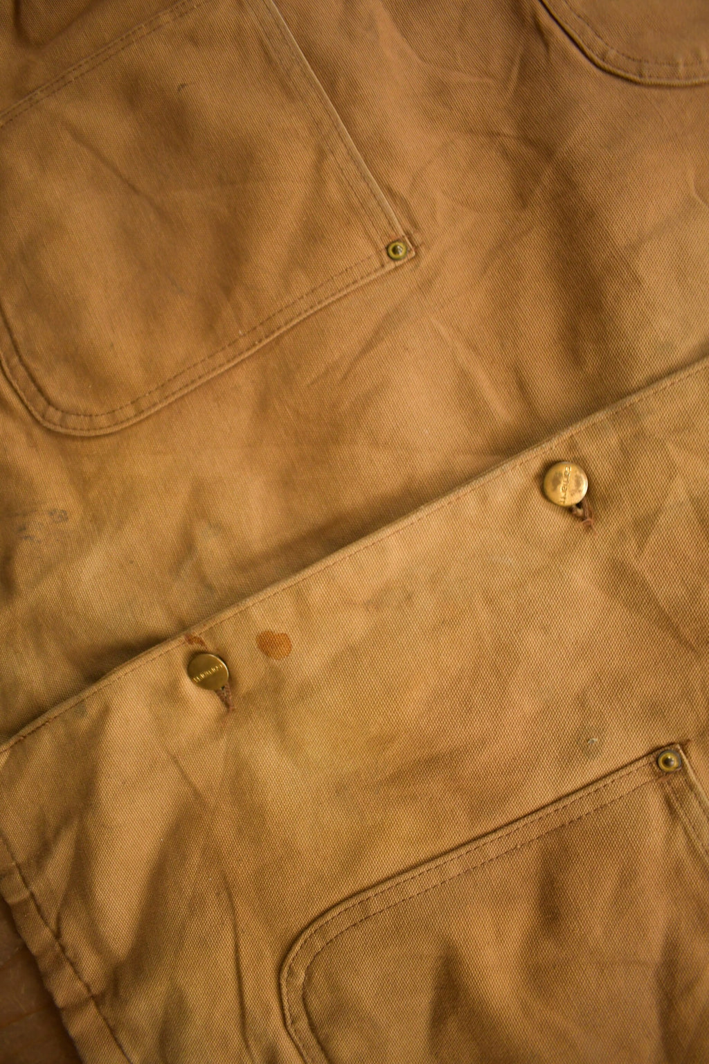Vintage 1980s Carhartt Blanket Lined Chore Coat