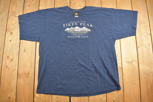 Vintage 1990s Pikes Peak Colorado Souvenir T Shirt