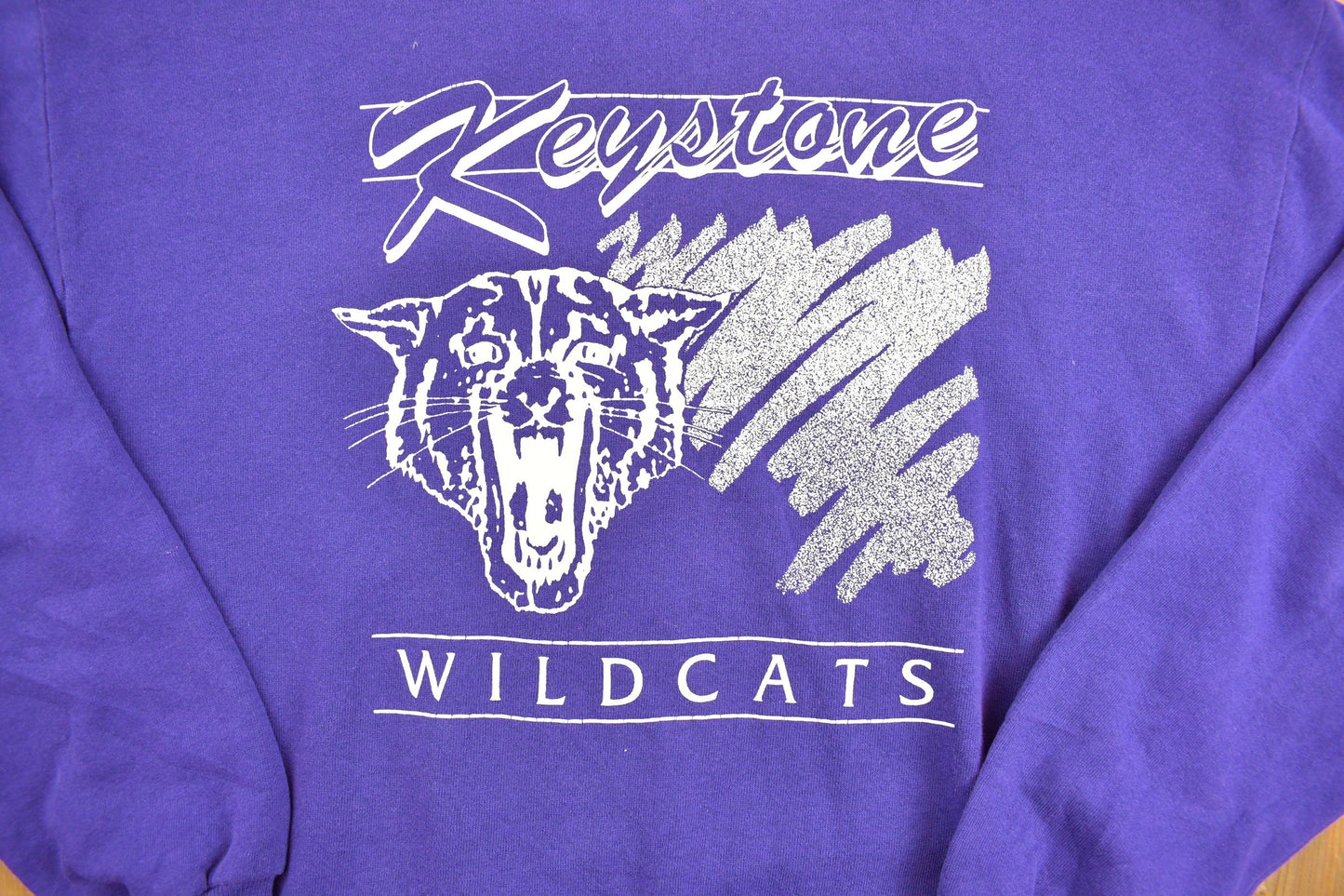 Vintage 1990s Ohio Keystone Wildcats Crewneck Sweatshirt