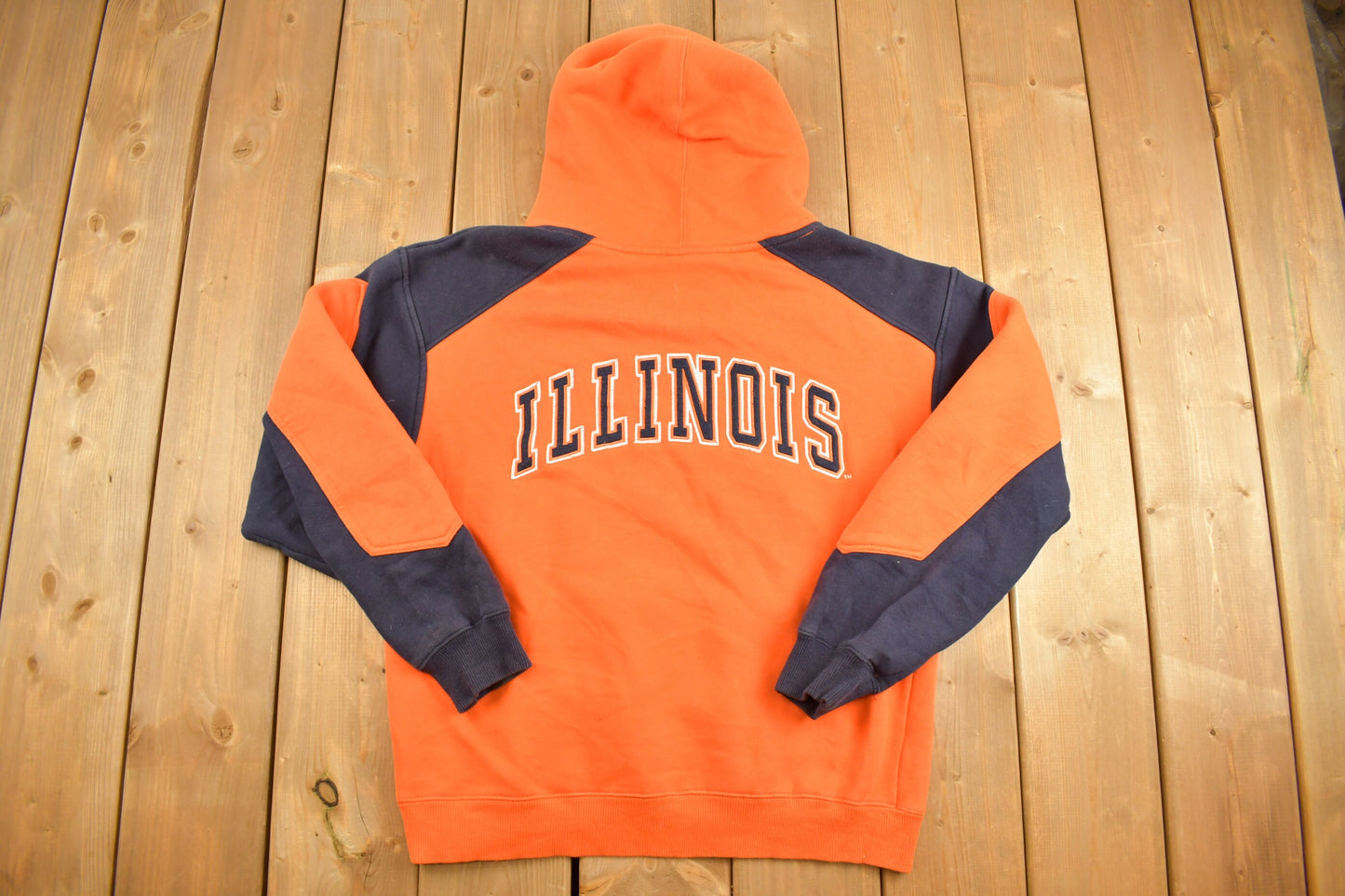 Vintage Illinois University Collegiate Hoodie