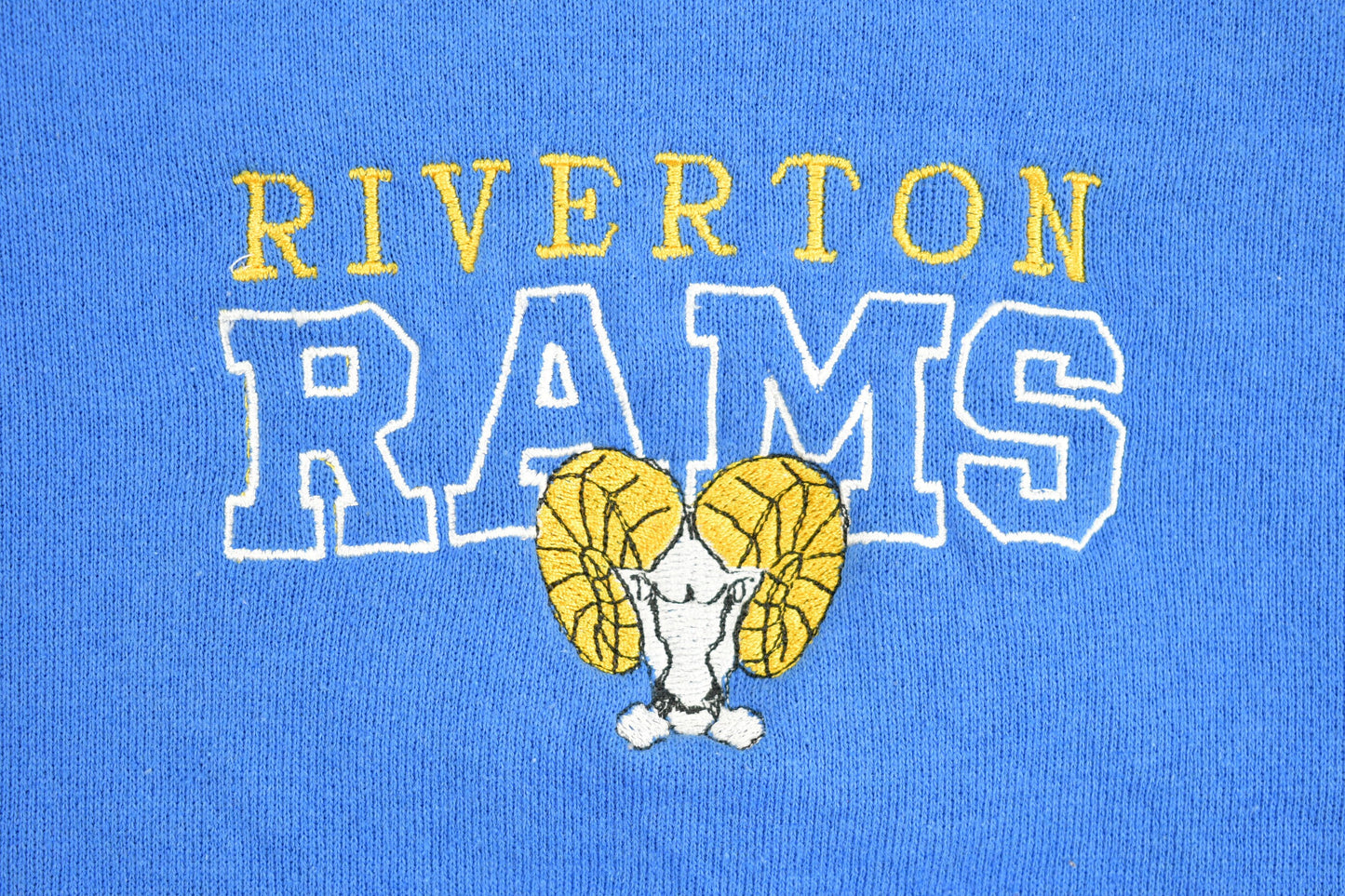 Vintage 1990s Riverton Rams Collegiate Crewneck