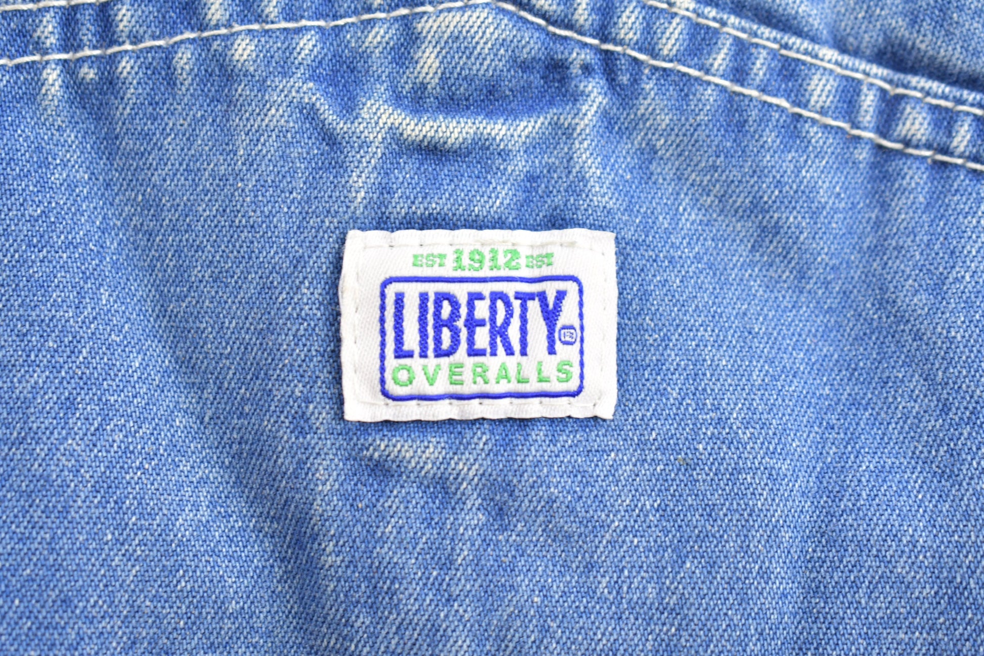 Vintage 1990s Liberty Jeans Denim Overalls Size 40 x 30.5