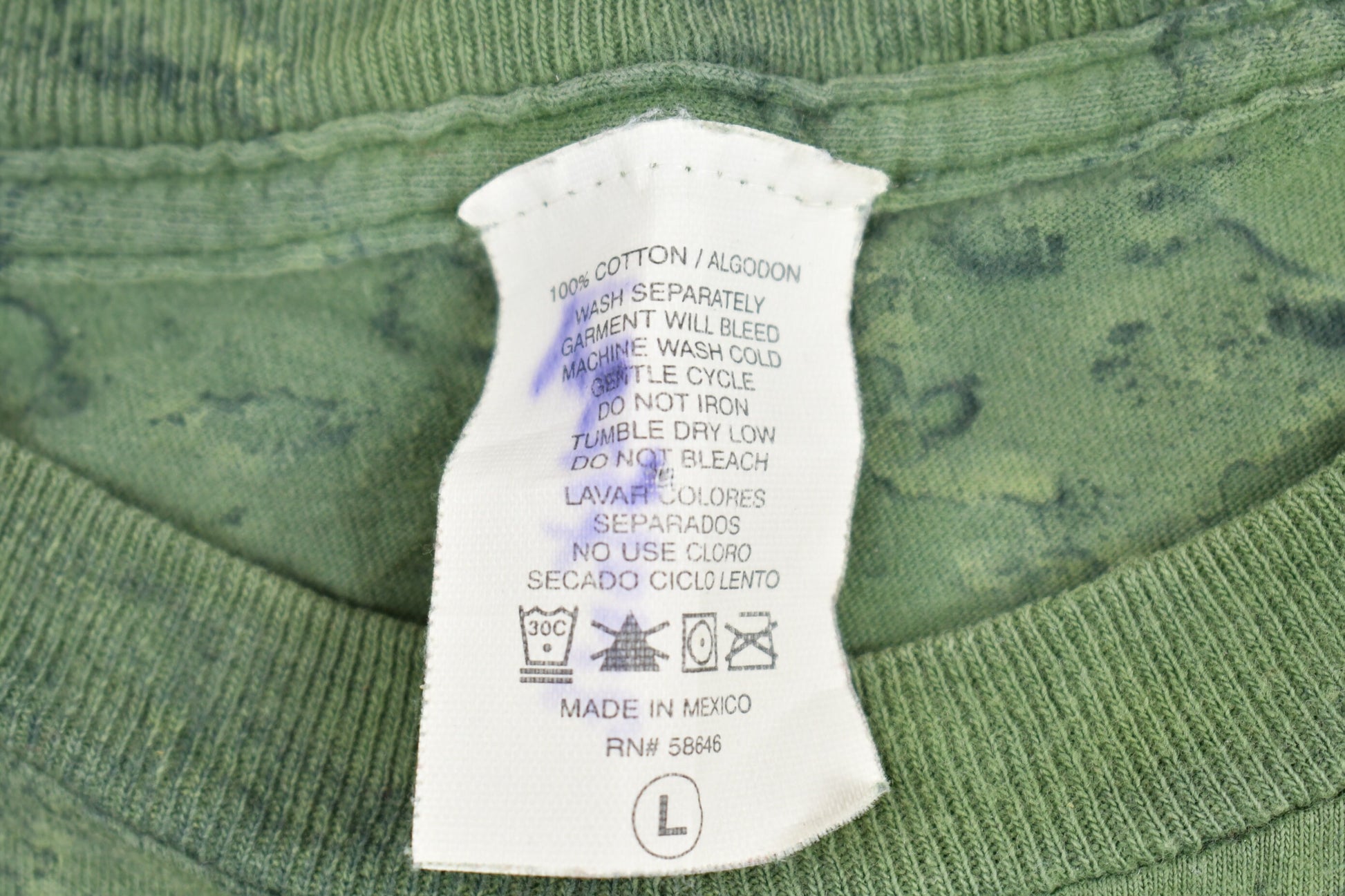 Vintage Y2K Wolf Theme Graphic Tie Dye T-Shirt