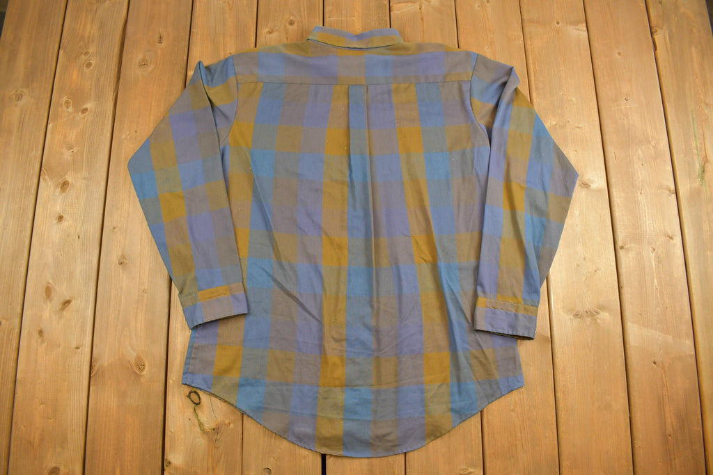 Vintage 1970s DeeCee Plaid Button-Up Shirt