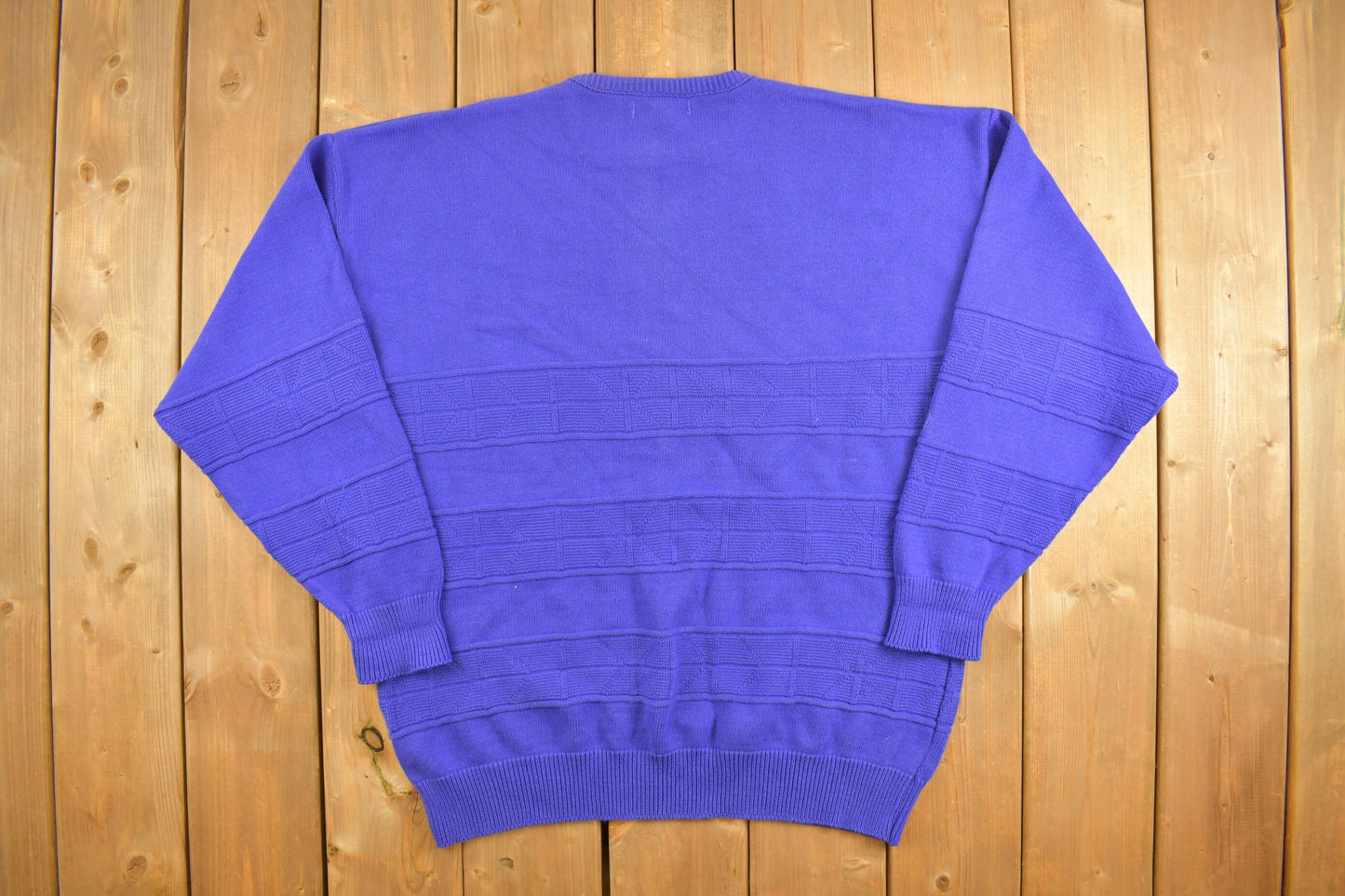 Vintage 1990s Yamaha Knitted Crewneck Sweater / Vintage 90s Crewneck / Embroidered / Sweatshirt / Vintage Yamaha / Made In Canada