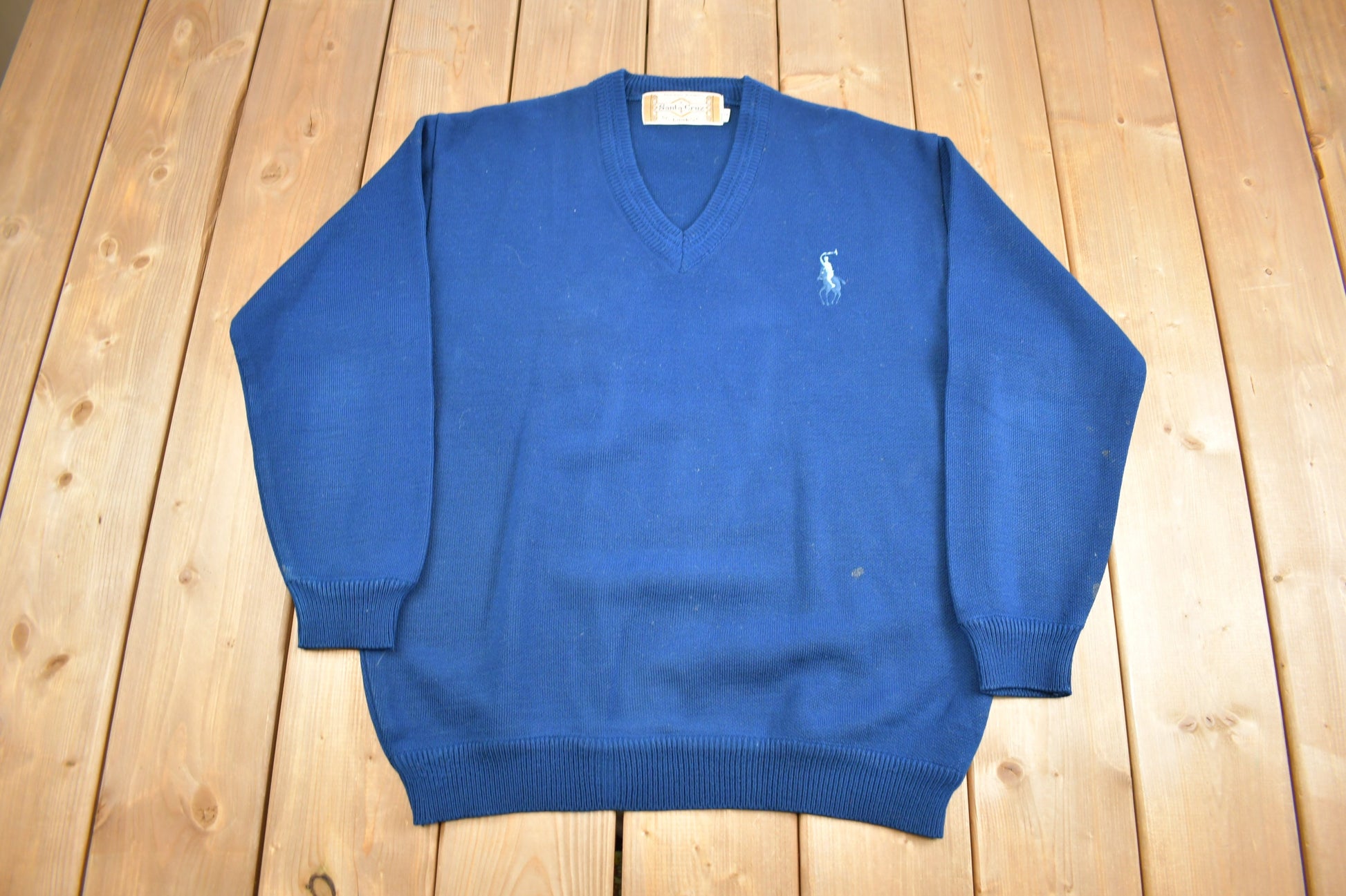 Vintage 1960s Santa Cruz Wool Knit Sweater