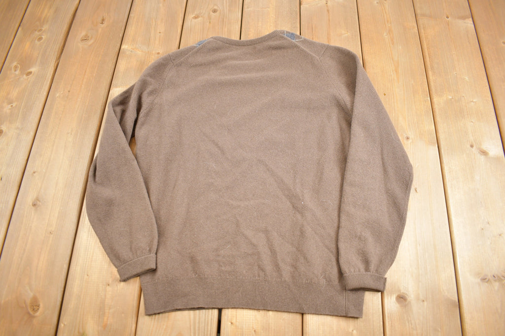 Vintage 1970s Jaeger Lambswool Knit Sweater