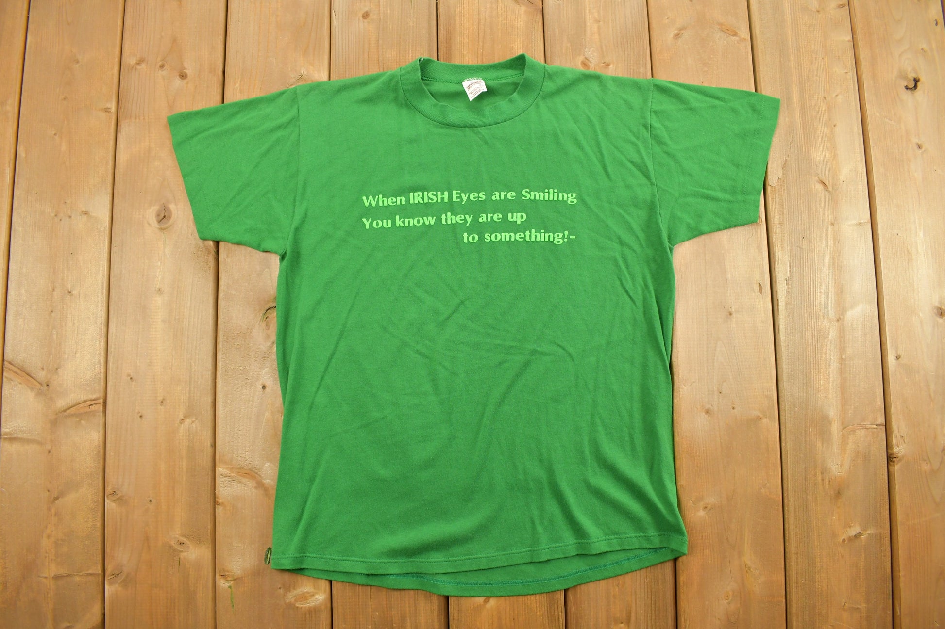 Vintage 1980s Irish Graphic T-Shirt