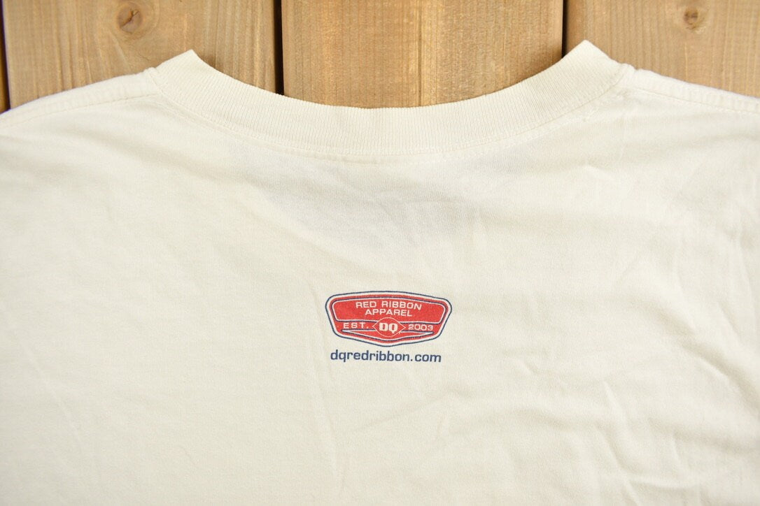 Vintage Y2K Dairy Queen Ice Cream Graphic T-Shirt / Streetwear / Retro Style / Y2K Graphic Tee / Vintage DQ / American Vintage