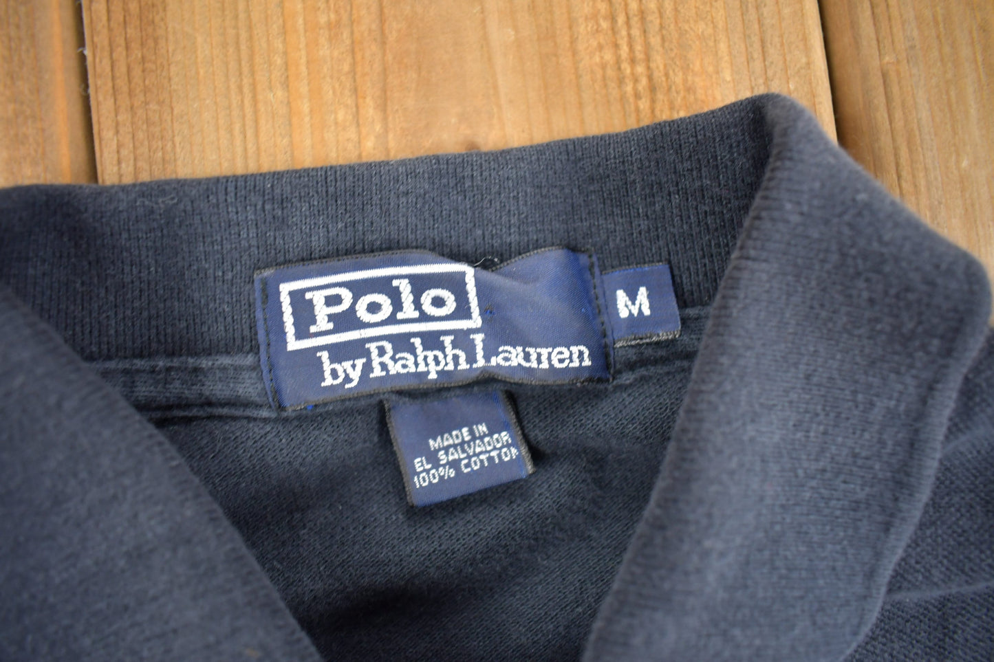 Vintage 1990s Polo Ralph Lauren Small Pony Polo Shirt / Quarter Button Up / Golf Shirt / Formal Wear