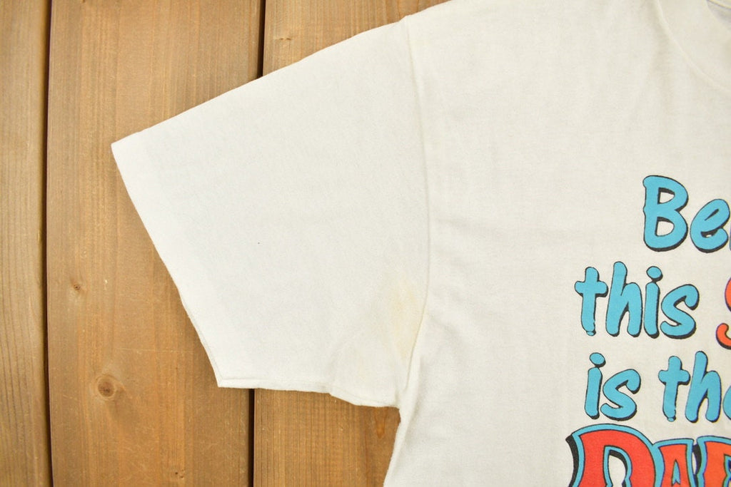 Vintage 1980s Best Dad In The World Graphic T-Shirt