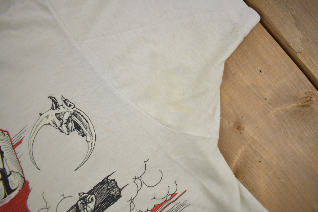 Vintage 1991 Ozzy Osbourne Cross Graphic T-Shirt