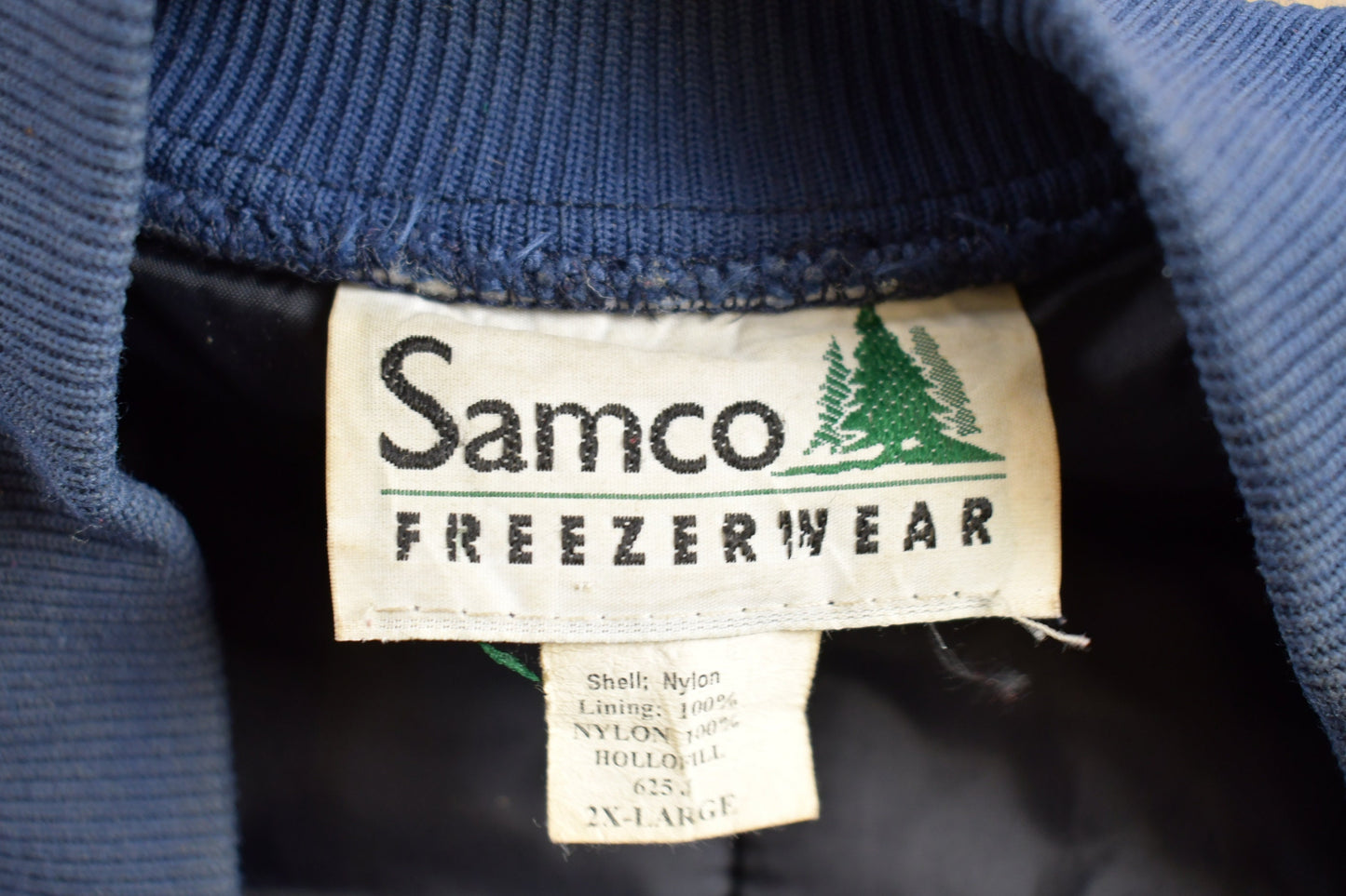 Vintage 1980s Samco Freezerwear Hollofil Puffer Jacket / Vintage Bubble Jacket / Winter / Made In Usa / Industrial Freezer Work Wear /