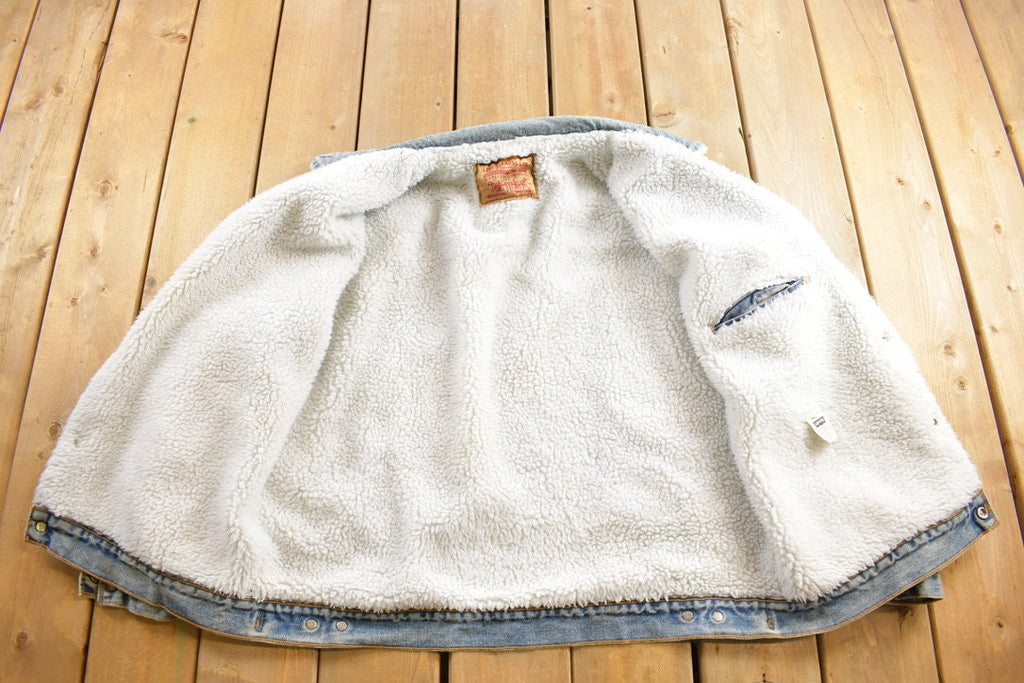 Vintage 1990s Levi's Sherpa Lined Jean Jacket