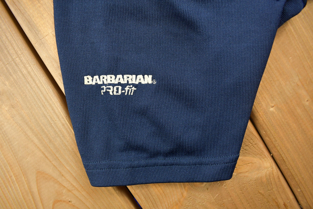 Vintage 1970s Barbarian Pro Fit Eagle Embroidered Polo Shirt