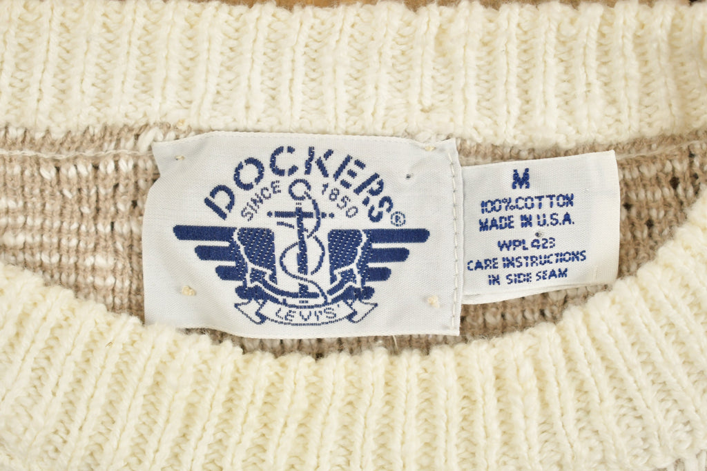 Vintage 1990s Levis Dockers Knitted Crewneck Sweater