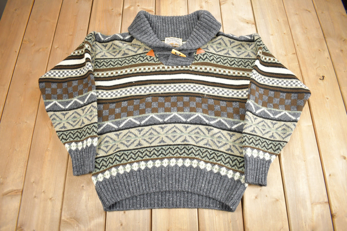 Vintage 1990s London Fog Outdoors Unlimited Knit Sweater