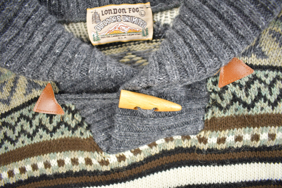 Vintage 1990s London Fog Outdoors Unlimited Knit Sweater
