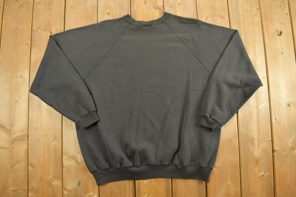 Vintage 1990s "It Is Finished" Jesus Graphic Raglan Crewneck