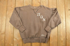 Vintage 1950s Embroidered Varsity Crewneck