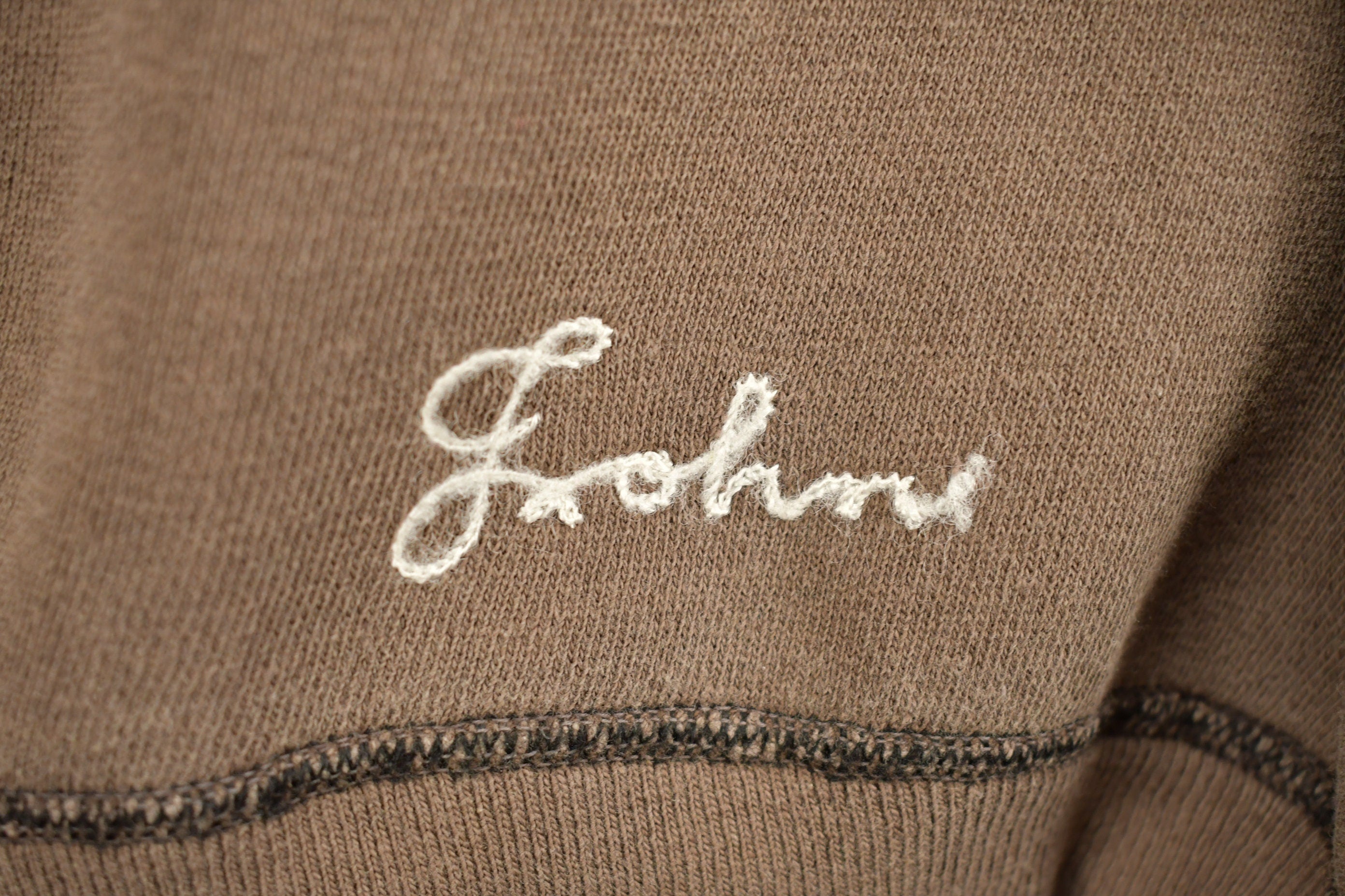 Vintage 1950s Embroidered Varsity Crewneck