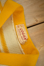 Vintage 1950s St.Ignatius Letterman Knit Cardigan Sweater